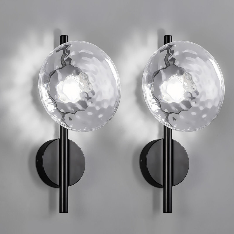 Modern Wall Sconces Set of Two Wall Sconce Indoor 6000K LED Bathroom Vanity Light Fixtures Wall Lamp 8W Aluminum Wall Lights for Bedroom Living Room Hallway