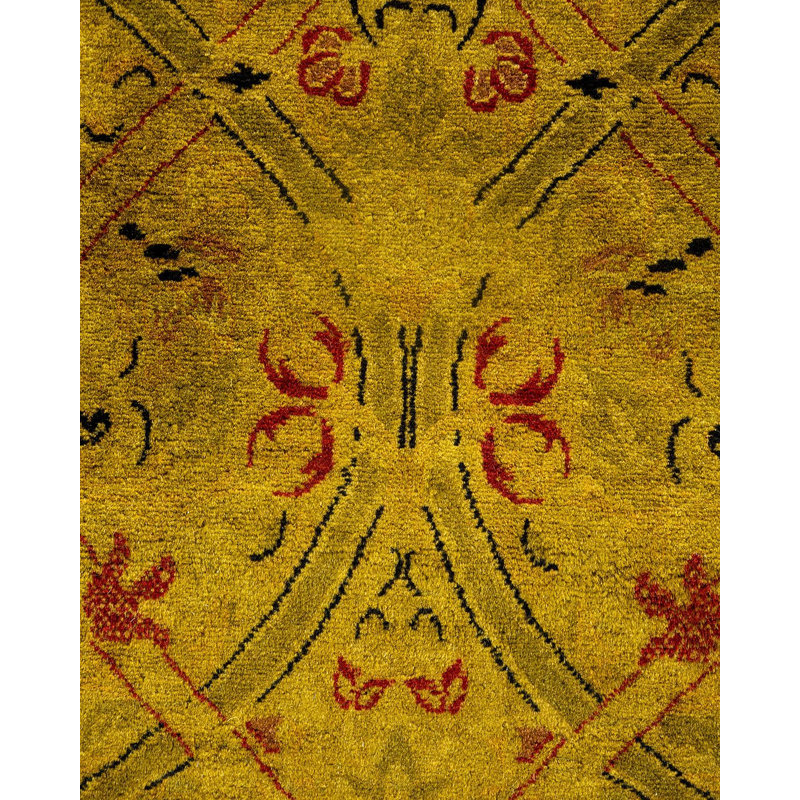 Fine Vibrance One-of-a-Kind 9' 1" x 12' 0" Hand Knotted Area Rug