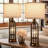 25'' Farmhouse Table Lamp Set with Rotary Socket and USB A&C Ports