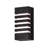 Amreen Aluminum Waterproof 9.75"H Black Dimmable LED Outdoor Wall Light