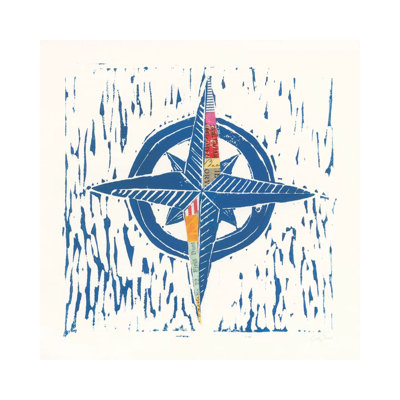 Nautical Collage I by Courtney Prahl - Wrapped Canvas Painting