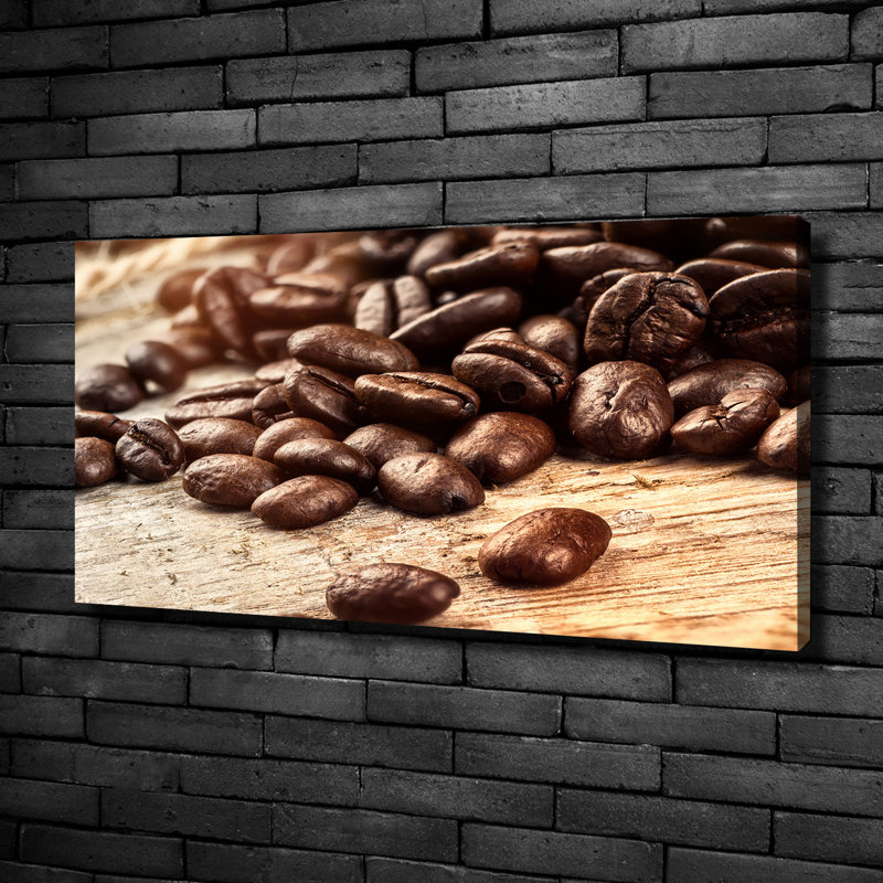 Coffee Beans - Wrapped Canvas Print