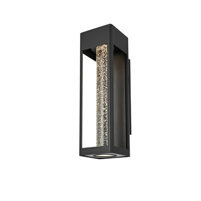 Olyssa  LED Outdoor Wall sconce in Black