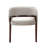 Houston Velvet Vanity Accent Chair - Porcini/Walnut