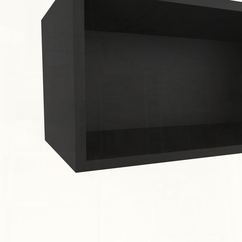 Wenge Wall Mount Storage Cabinet