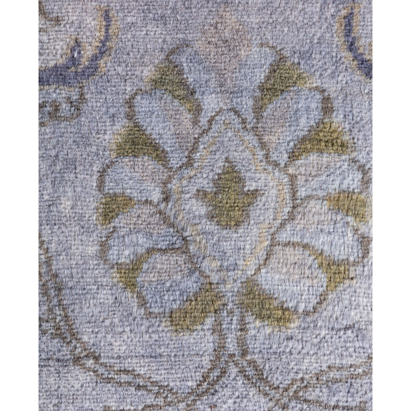 Overdyed One-of-a-Kind 3' 1" x 5' 4" Hand Knotted Area Rug