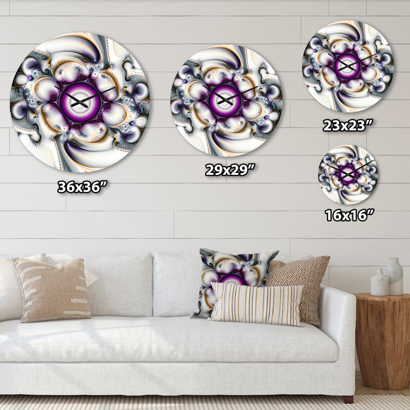 Horloge murale Fractal Journey, Petit