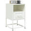 Angeliese 36cm W Steel Bedside Table-934719161