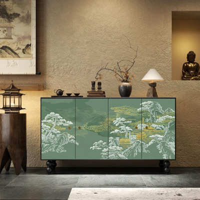 New Chinese-style entrance partition cabinet