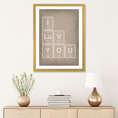 " I Luv You "