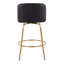 Tabouret de comptoir pivotant 26 po Lillymae