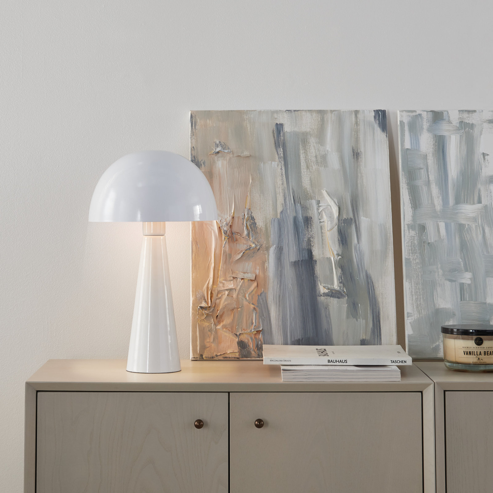 Berit Table Lamp, White