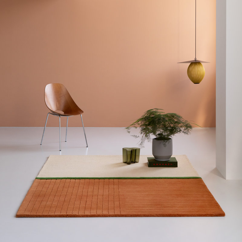 Decor Wool Area Rug, Rectangle 5'3" x 7'6"