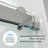 Opal Mirage MCOCOD 56-61"W x 79"H Double Sliding Frameless Soft Close Shower Door with 3/8"(10mm)Frosted Glass-116096880