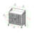 Munich 33 " L Steel Bar Cabinet-1277819263