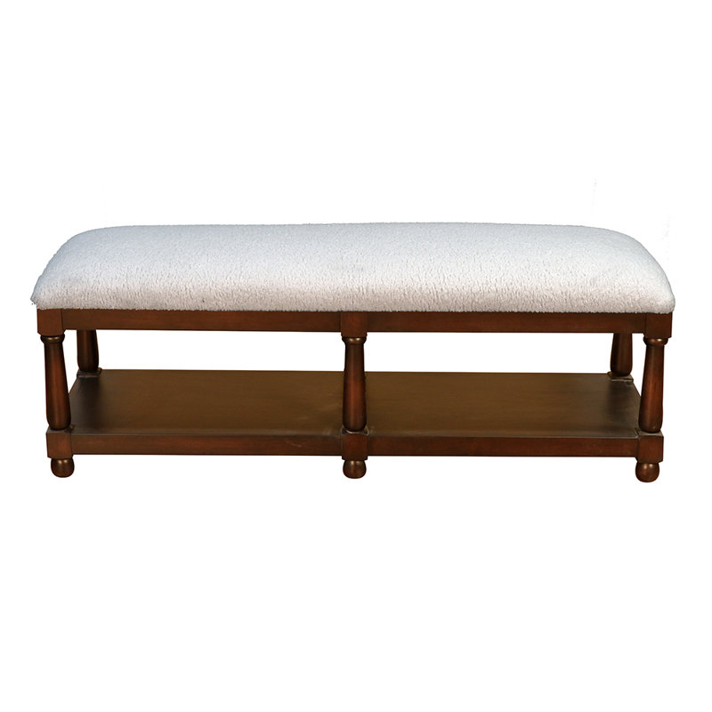 Polyester Upholstered Storage Bench