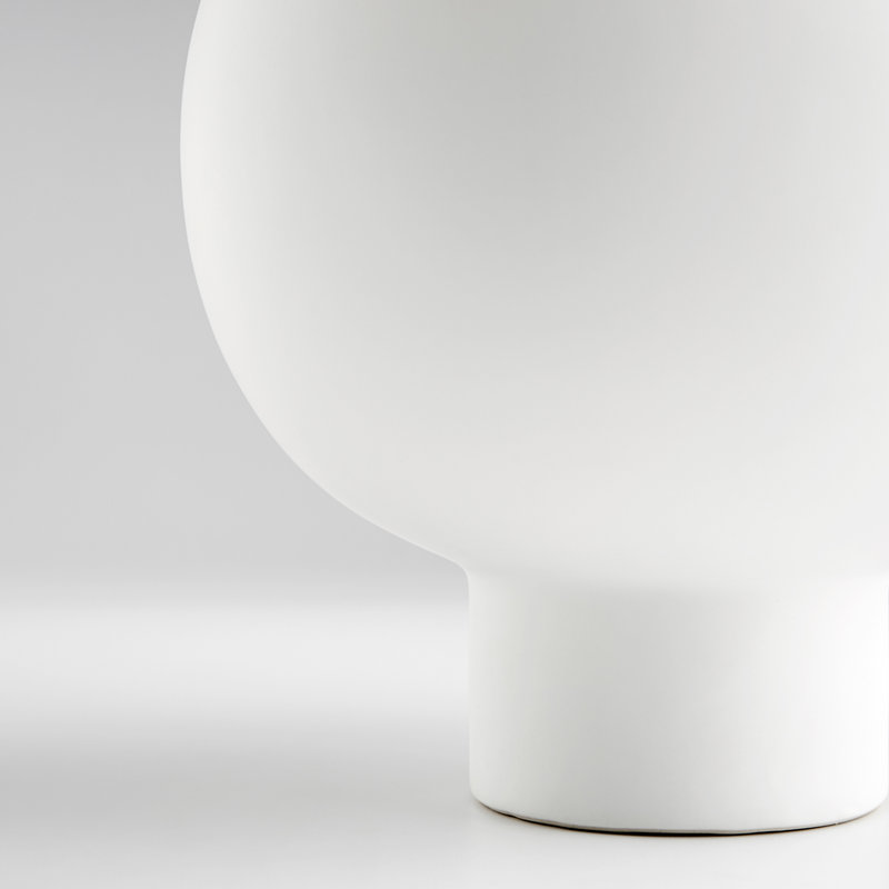 Libra Ceramic / Porcelain Table Vase, 14.5'' H x 11.5'' W x 11.5'' D