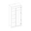 Justus 2 Door Manufactured Wood Wardrobe
