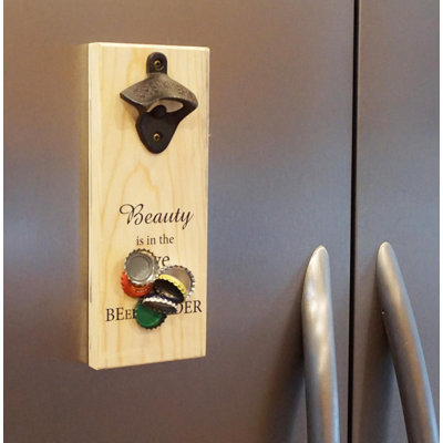 Uhler Wood Magnetic Bottle Opener