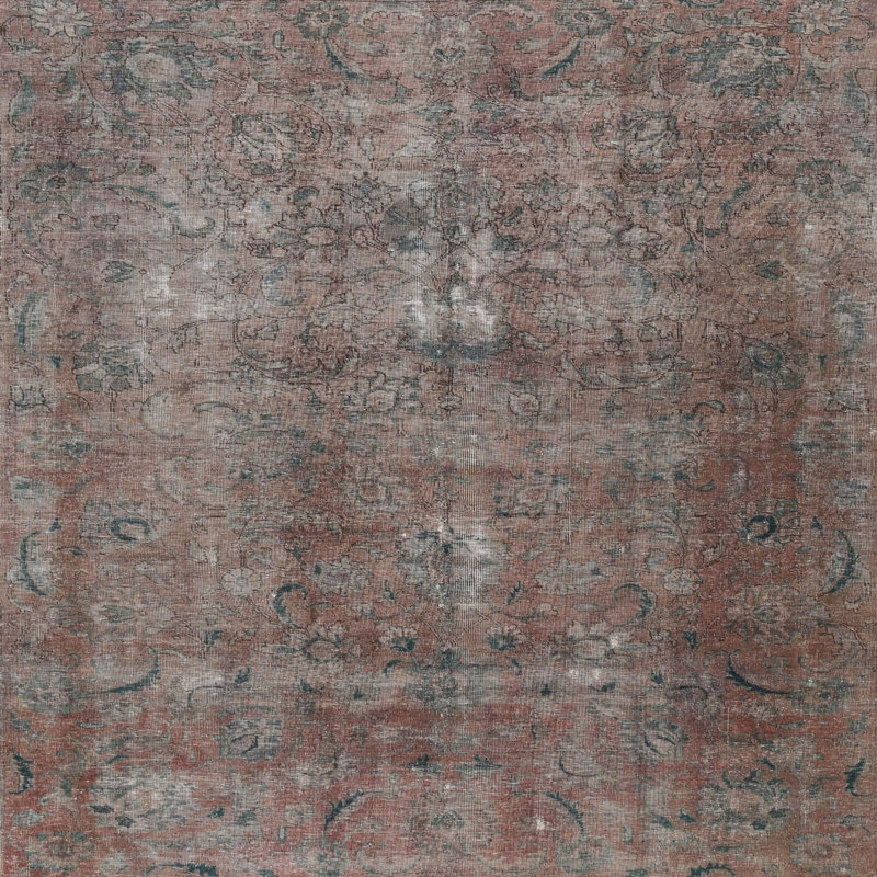 Tapis traditionnel brun Anzell, Rond 4 pi
