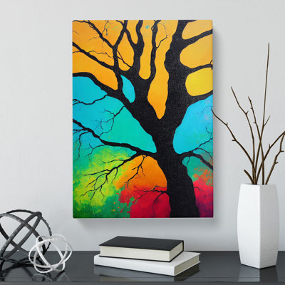 Abstract Tree Colours Vol.2 - Wrapped Canvas