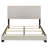 Efram Cream Upholstered Queen Bed