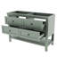 Base de meuble-lavabo double 48 po seulement, lavabo non inclus-105850976