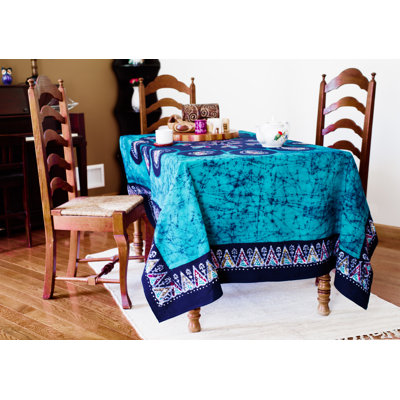 Ordaz Multi Batik Block Printed Tablecloth