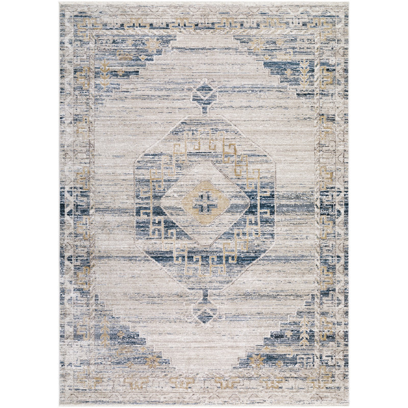 Moroccan Area Rug, Light Grey/Off-White/Dusty Sage/Tan/Taupe, Rectangle 200 x 275 cm