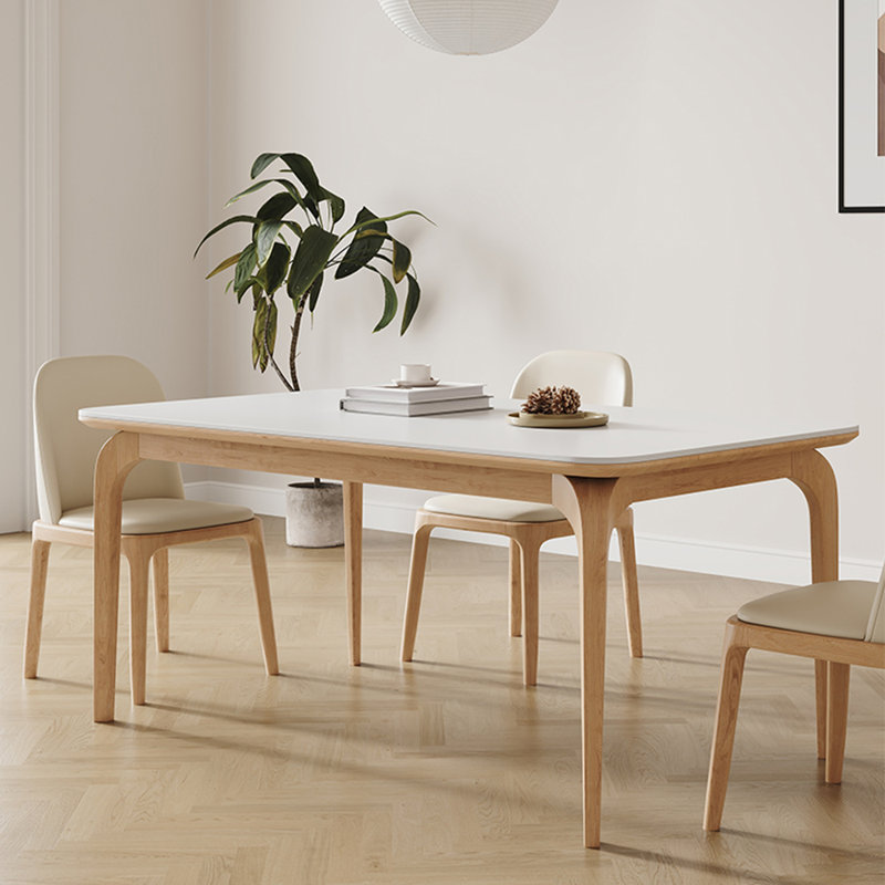 Table de salle à manger et chaises Minimalist, H 29,52 po x L 62,99 po x l 35,43 po