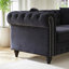 Canapé Chesterfield moderne en velours capitonné