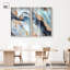 «Blush Pink Whimsy Blue Art», ensemble de 2 panneaux par Shadowbox -978468681-978468683