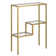 Lovett 22'' Glass Top Console Table