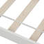Charmant lit plateforme en bois de taille simple avec tête et pied de lit élégants pour une chambre à coucher élégante et confortable-940289653