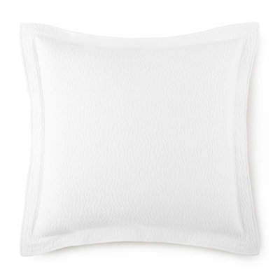 Mia White/Ivory/Beige Cotton Piece Sham