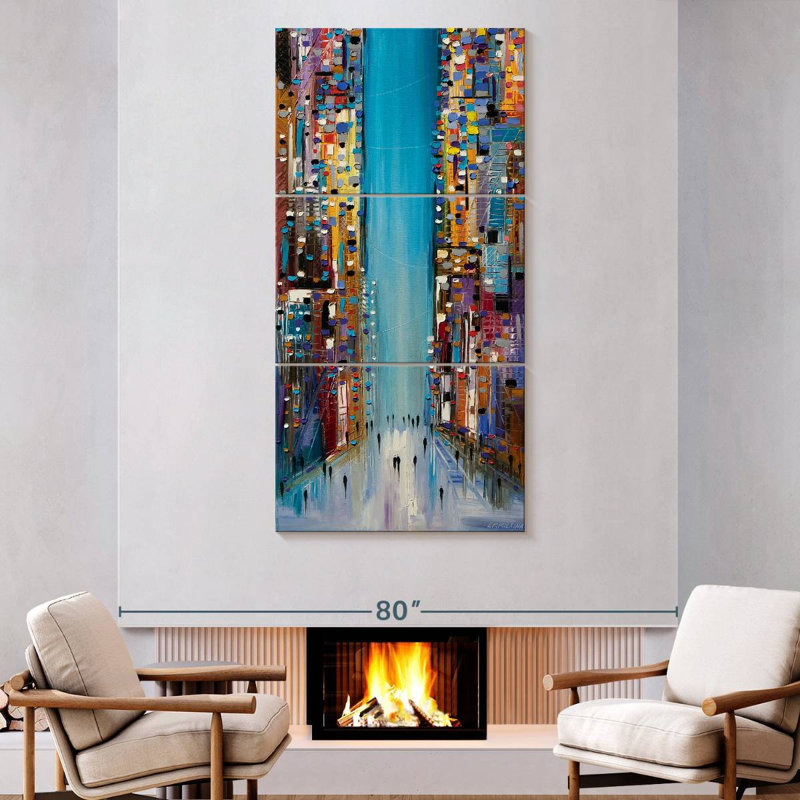 City Expression, 80" H x 39" W