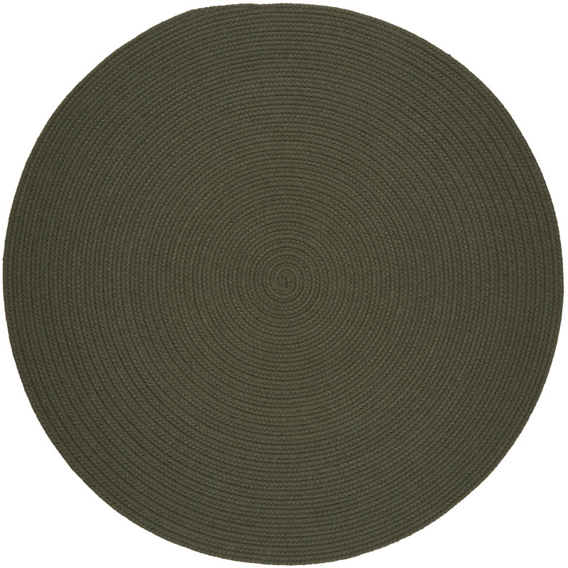 Tapis sauge tressé Smyth, Rond 6 pi