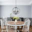 Lustre en forme de globe à 6 lumières de style bougie-752970573