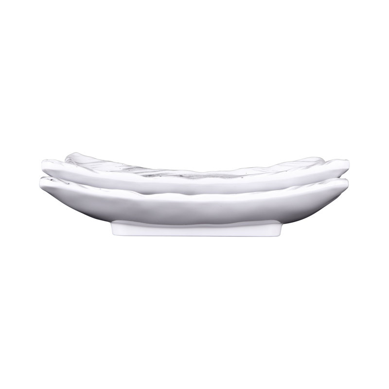 Van Gogh Rectangular 7.1" Melamine Plate, Black