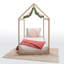 Lit en bois massif Khwaja Ozark-589215952
