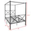 Structure de lit à baldaquin en métal-413047667
