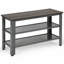 Banc à chaussures à 3 niveaux avec range-chaussures industriel-1011660074