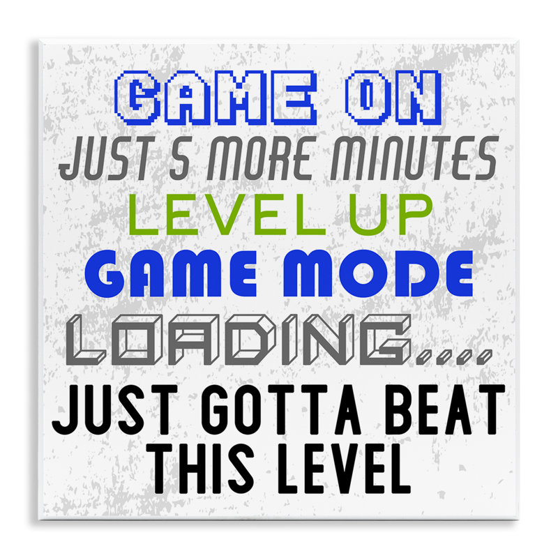 Art mural, "Game mode phrases" par Kim Allen
