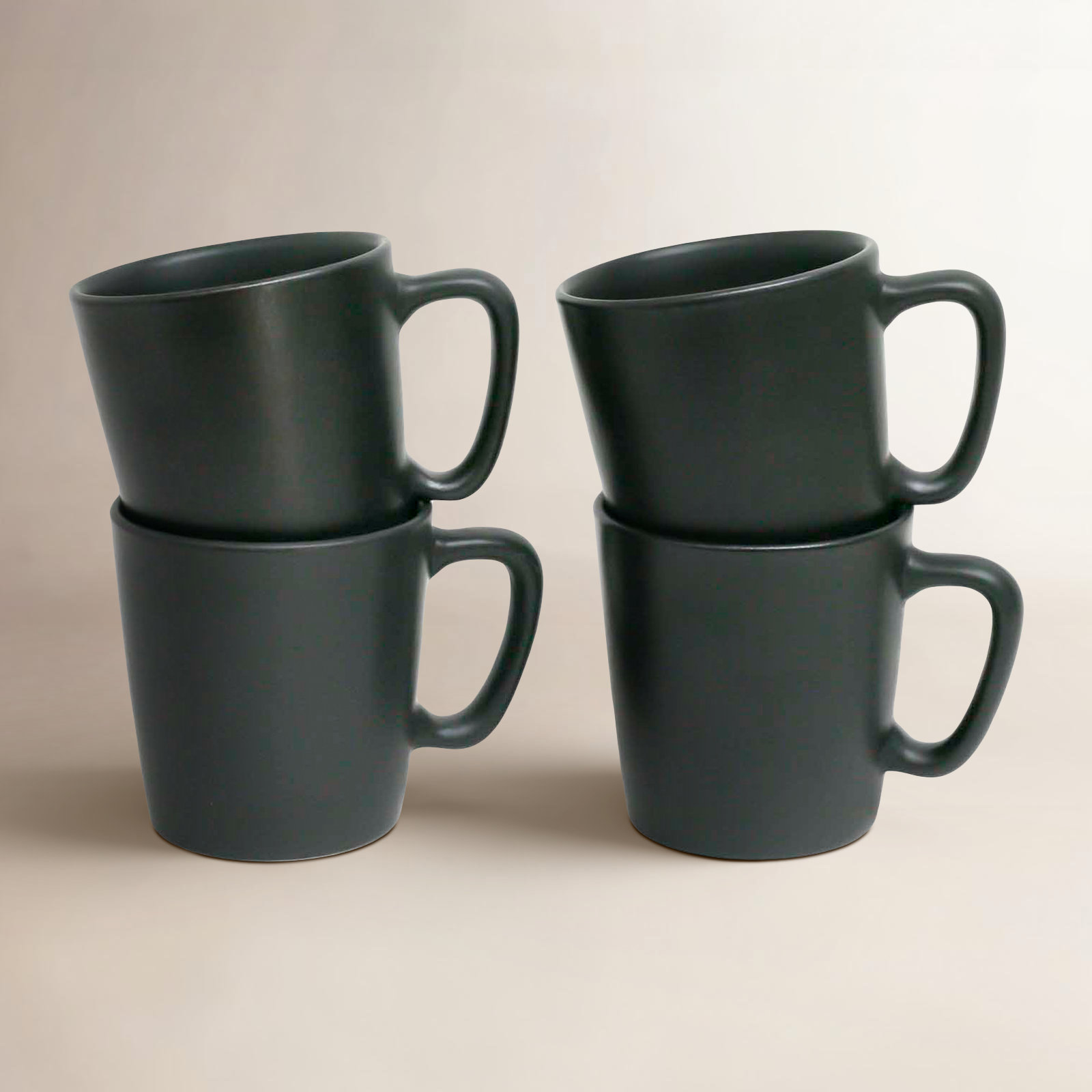 Eitan Stoneware Coffee Mug, Basalt