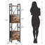 Alaze 154cm H x 30cm W Etagere Bookcase-626710838