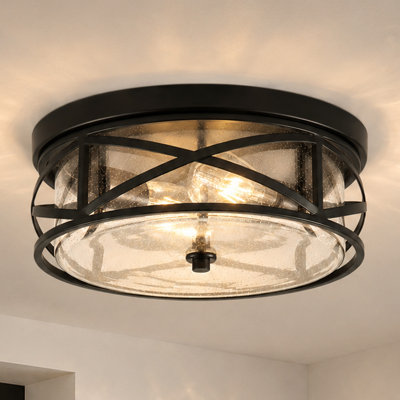 Parvin Glass Flush Mount