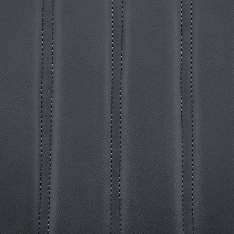 Tabourets de bar pivotants modernes, conception en similicuir gris pour le divertissement dans la cuisine