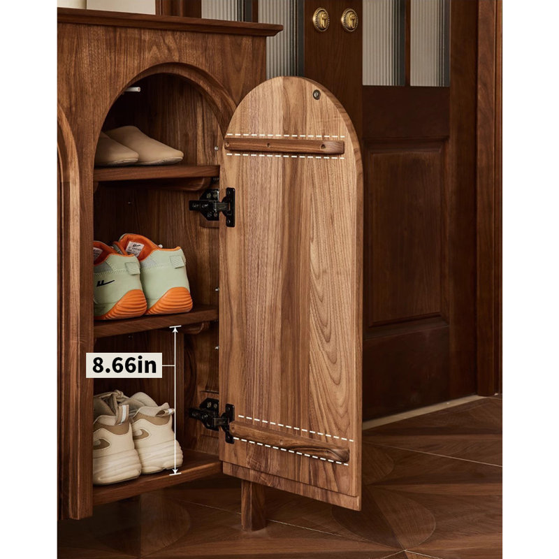 Armoire de rangement à chaussures Retro Arch