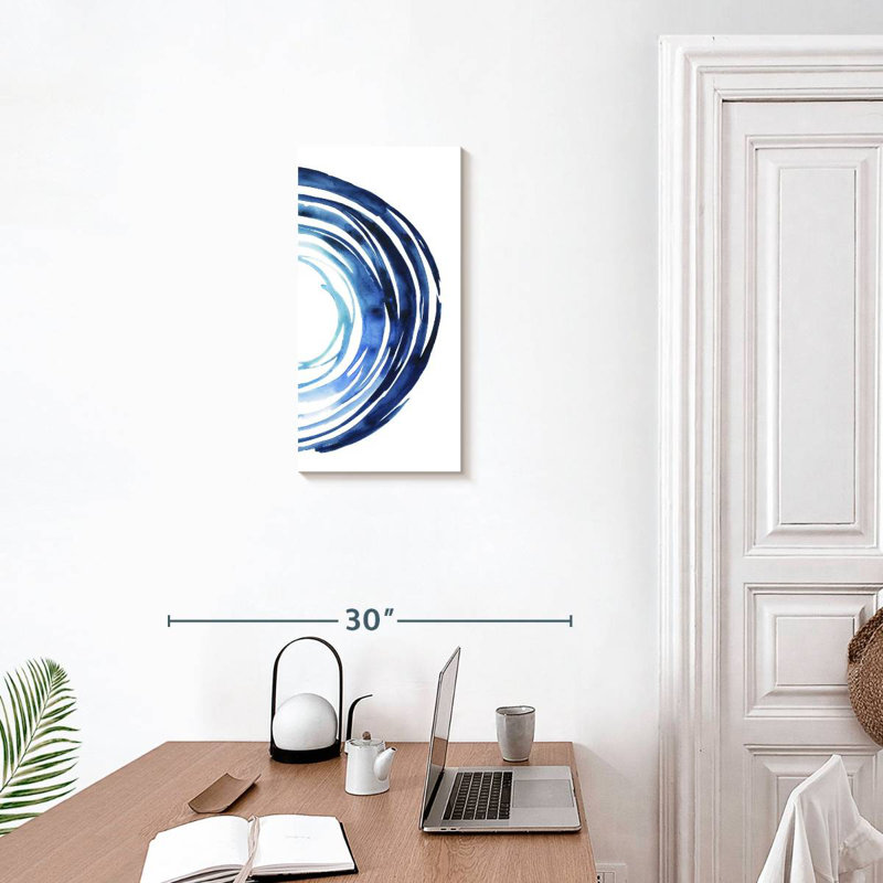 Blue Vortex II, 24" H x 12" W