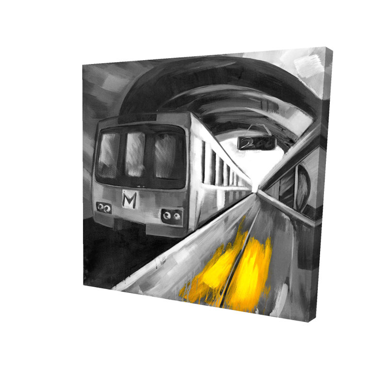 «Urban Life», reproduction sur toile, Toile tendue, H 16 po x l 16 po